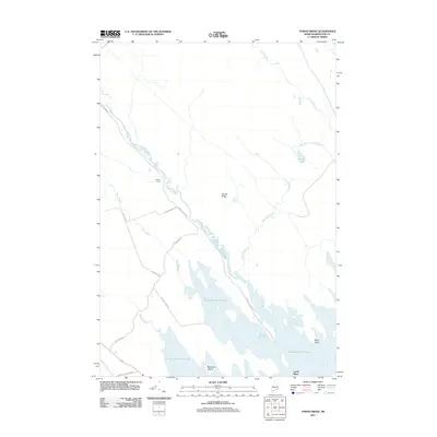 2011 Map of Tomah Ridge, 2011 Print