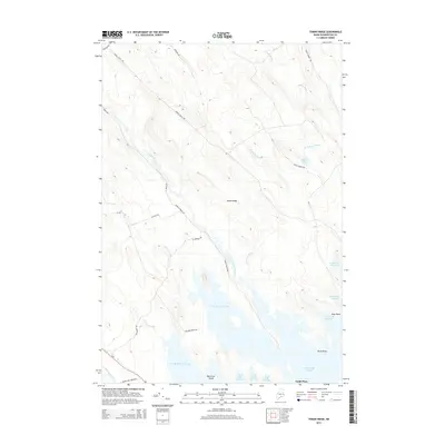 2014 Map of Tomah Ridge, 2014 Print