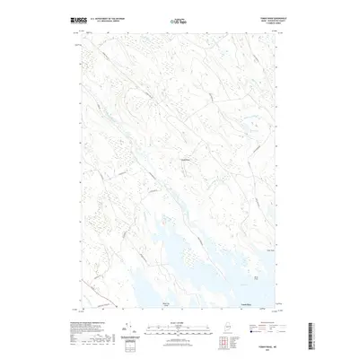 2021 Map of Tomah Ridge, 2021 Print