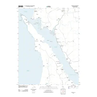 2012 Map of Tomales, 2012 Print
