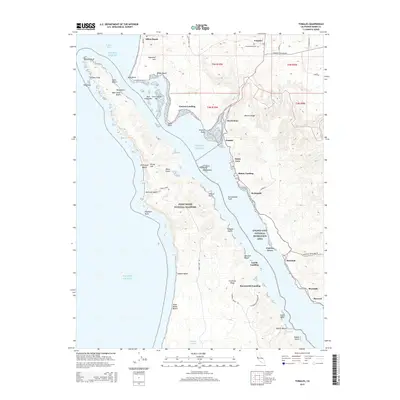 2015 Map of Tomales, 2015 Print