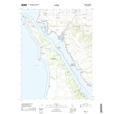 2018 Map of Tomales, 2018 Print