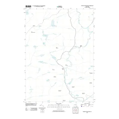 2010 Map of Tomany Mountain, 2010 Print