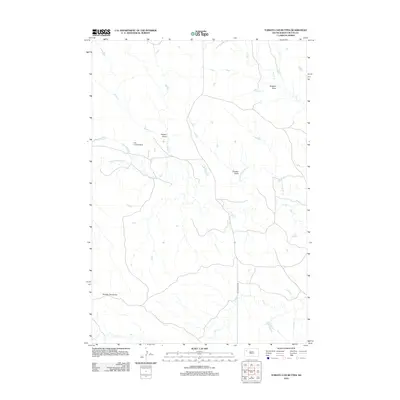 2012 Map of Tomato Can Buttes, 2012 Print