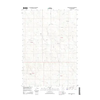 2015 Map of Tomato Can Buttes, 2015 Print