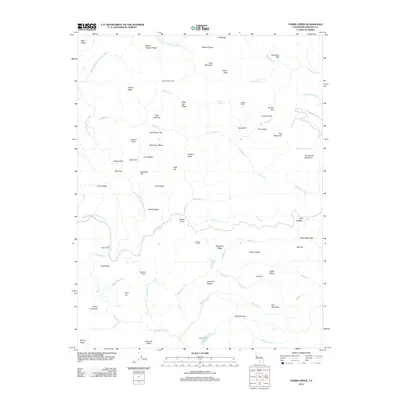 2012 Map of Tombs Creek, 2012 Print