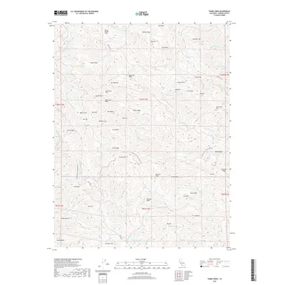 2018 Map of Tombs Creek, 2018 Print