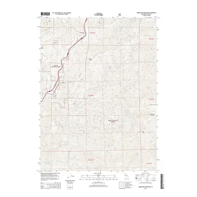 2015 Map of Tombstone Mountain, 2015 Print