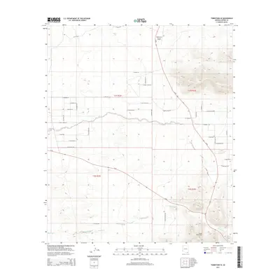 2014 Map of Tombstone SE, 2014 Print