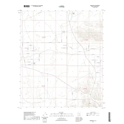 2018 Map of Tombstone SE, 2018 Print