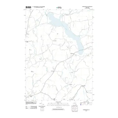 2010 Map of Tomhannock, 2010 Print