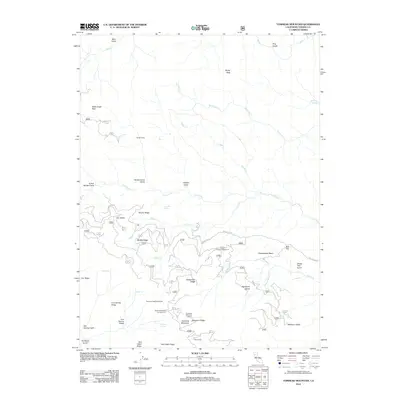 2012 Map of Tomhead Mountain, 2012 Print