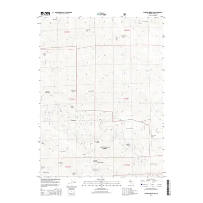 2015 Map of Tomhead Mountain, 2015 Print
