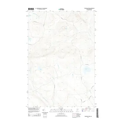 2014 Map of Tomhegan Pond, 2014 Print