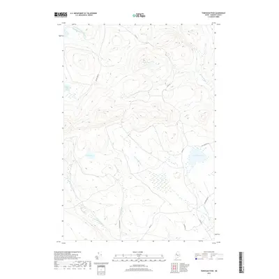 2018 Map of Tomhegan Pond, 2018 Print