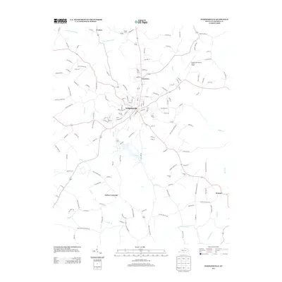 2013 Map of Tompkinsville, 2013 Print