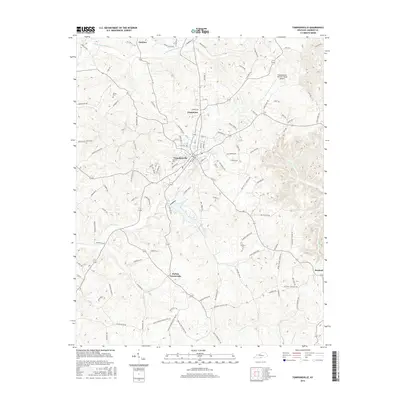 2016 Map of Tompkinsville, 2016 Print