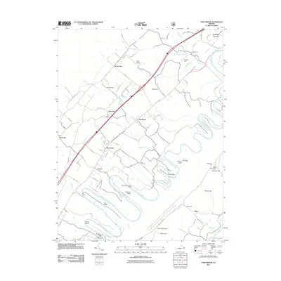 2011 Map of Toms Brook, 2011 Print