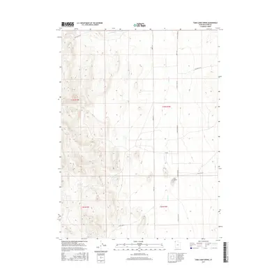 2017 Map of Toms Cabin Spring, 2017 Print