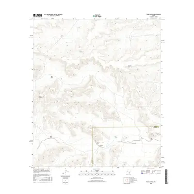 2016 Map of Toms Canyon, 2016 Print
