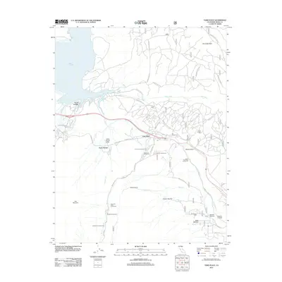 2012 Map of Toms Place, 2012 Print