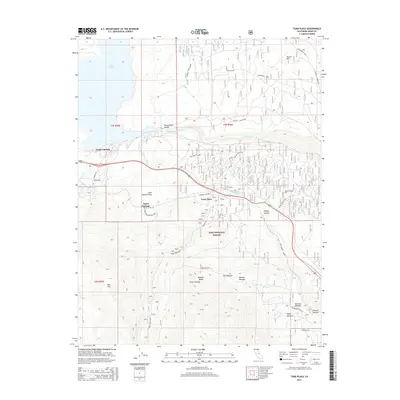 2015 Map of Toms Place, 2015 Print