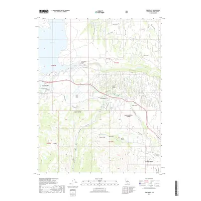 2018 Map of Toms Place, 2018 Print