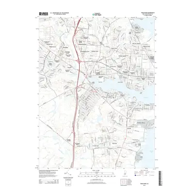 2014 Map of Toms River, 2014 Print