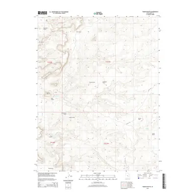 2014 Map of Tomsich Butte, 2014 Print