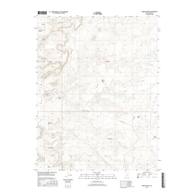 2017 Map of Tomsich Butte, 2017 Print