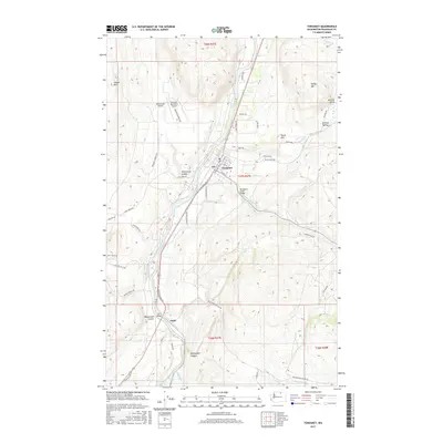 2017 Map of Tonasket, 2017 Print