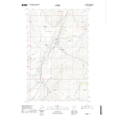 2020 Map of Tonasket, 2020 Print