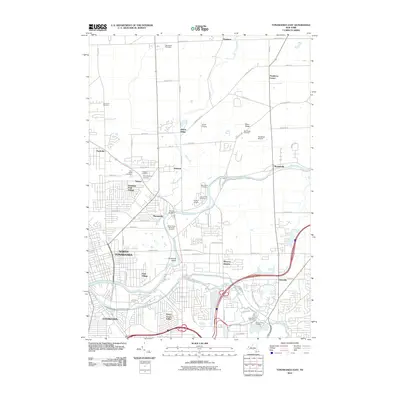 2010 Map of Tonawanda East, 2010 Print