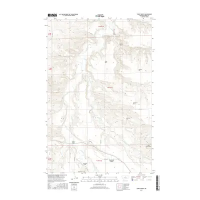 2017 Map of Toney Bench, 2017 Print