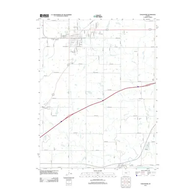 2012 Map of Tonganoxie, 2012 Print