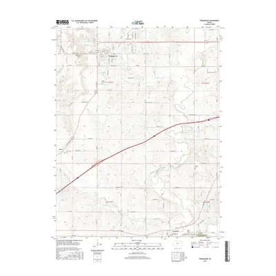 2016 Map of Tonganoxie, 2016 Print