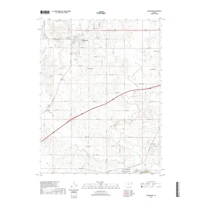 2018 Map of Tonganoxie, 2018 Print
