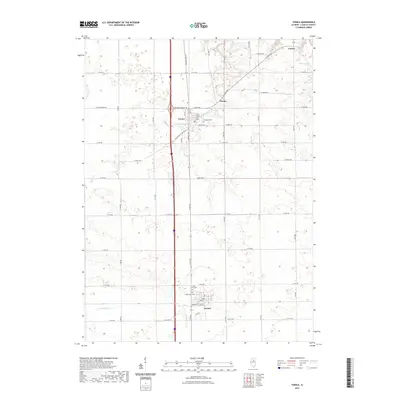 2021 Map of Tonica, 2021 Print