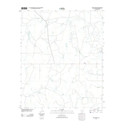 2013 Map of Tonk Creek, 2013 Print
