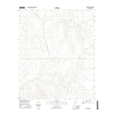 2016 Map of Tonk Creek, 2016 Print