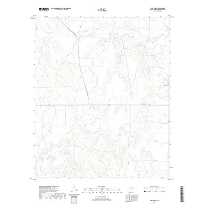 2019 Map of Tonk Creek, 2019 Print