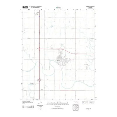 2009 Map of Tonkawa, 2009 Print