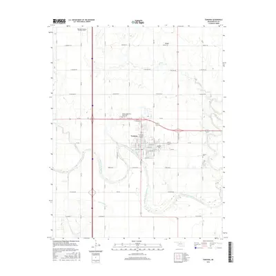 2016 Map of Tonkawa, 2016 Print