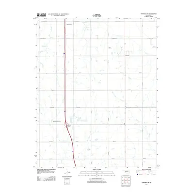 2012 Map of Tonkawa SE, 2012 Print