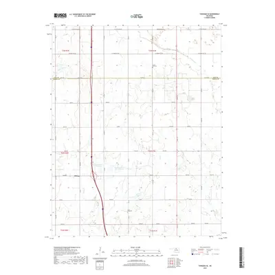 2018 Map of Tonkawa SE, 2018 Print