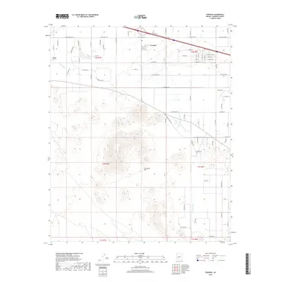 2018 Map of Tonopah, 2018 Print