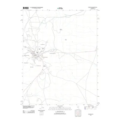 2012 Map of Tonopah, 2012 Print