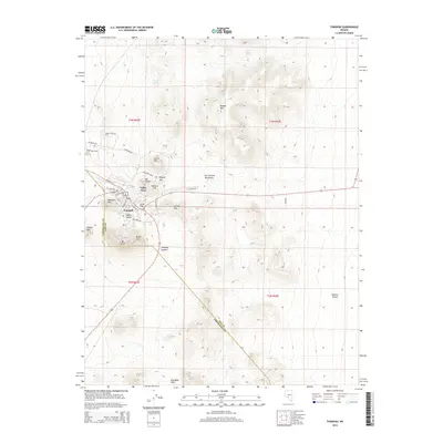2014 Map of Tonopah, 2014 Print