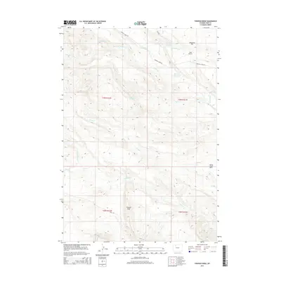 2015 Map of Tonopah Ridge, 2015 Print