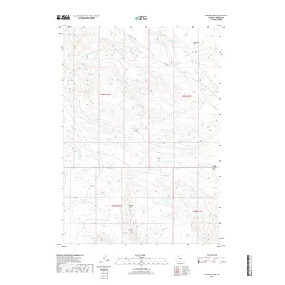 2017 Map of Tonopah Ridge, 2017 Print